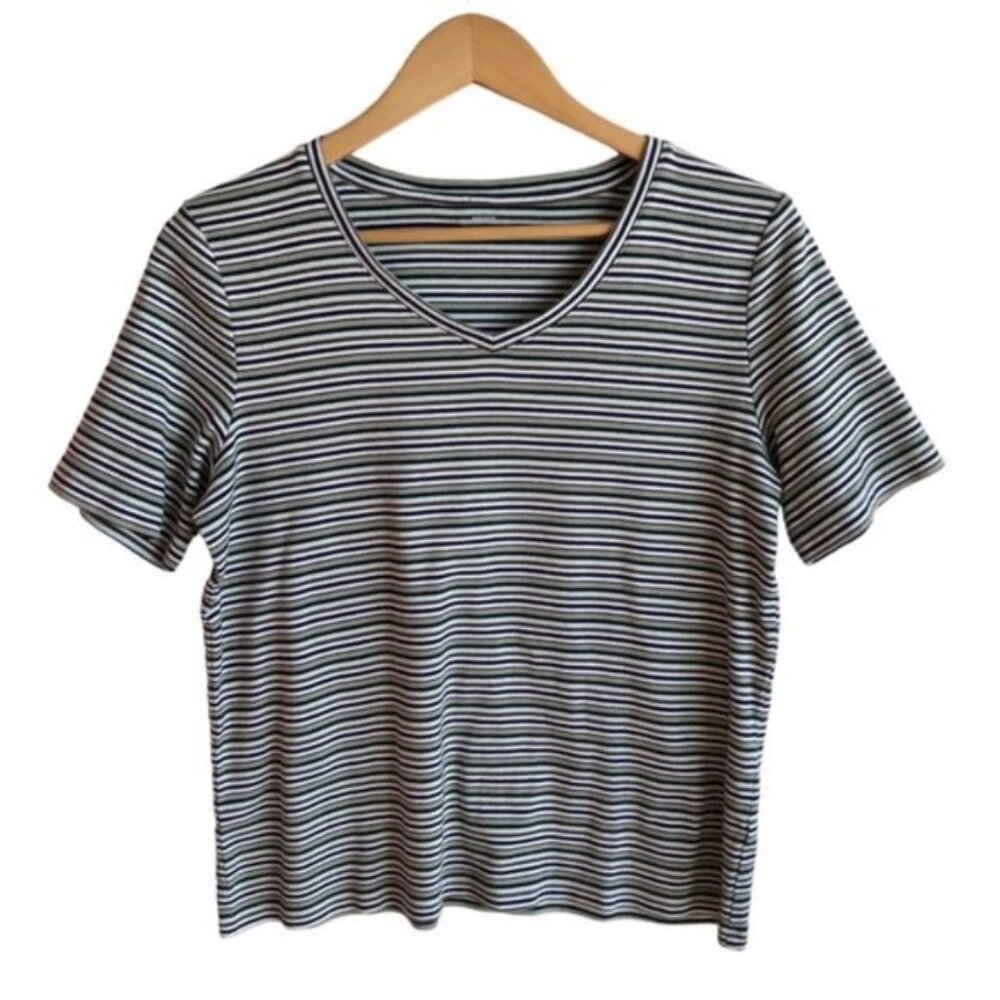 Northern Reflections T Shirt XL Stripes 100% Cotton Short Sleeve